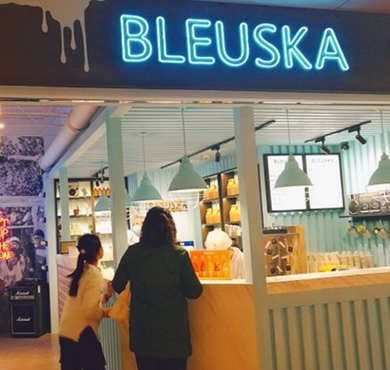 BLEUSKA布乳斯佳冰淇淋加盟店形象图