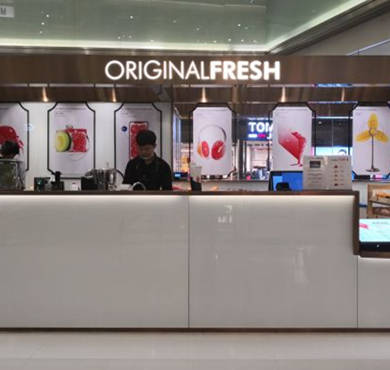 ORIGINAL FRESH原鲜加盟店形象图