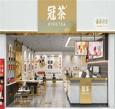 冠茶加盟店形象图