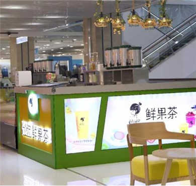 张小柠鲜果茶加盟店形象图