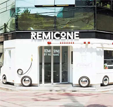 REMICONE乌云冰淇淋加盟店形象图